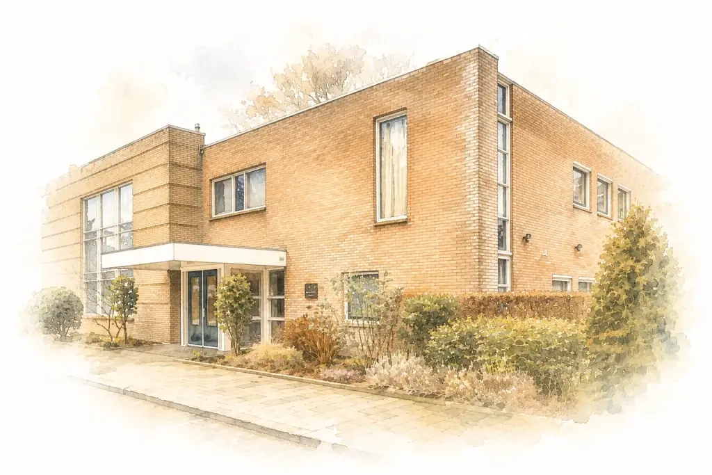 Illustratie van rouwcentrum Hess uitvaartzorg in Overschie