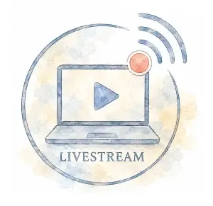 Livestream van een afscheidsdienst